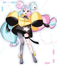 Iono fanart-full body colored sketch Iono fanart-full body colored sketch